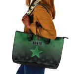 Kenya Football Leather Tote Bag Harambee Harambee Stars - Green Jersey - African Pride