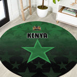 Kenya Football Round Carpet Harambee Harambee Stars - Green Jersey - African Pride