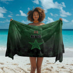 Kenya Football Sarong Harambee Harambee Stars - Green Jersey - African Pride