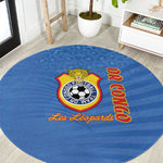 DR Congo Football Round Carpet Allez Les Léopards - African Pride