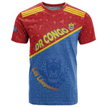 Custom DR Congo Football T shirt Go Champions - African Pride