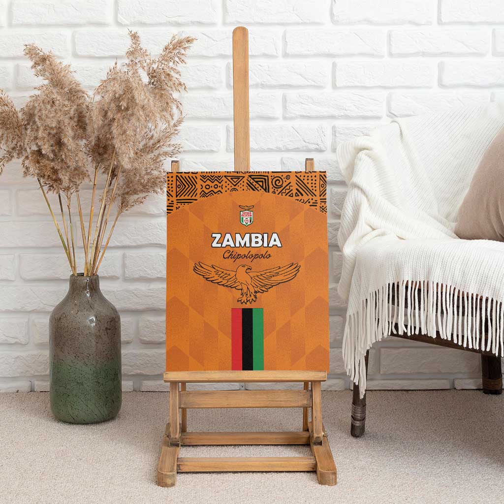 Zambia Football Canvas Wall Art Come On Chipolopolo - African Pride