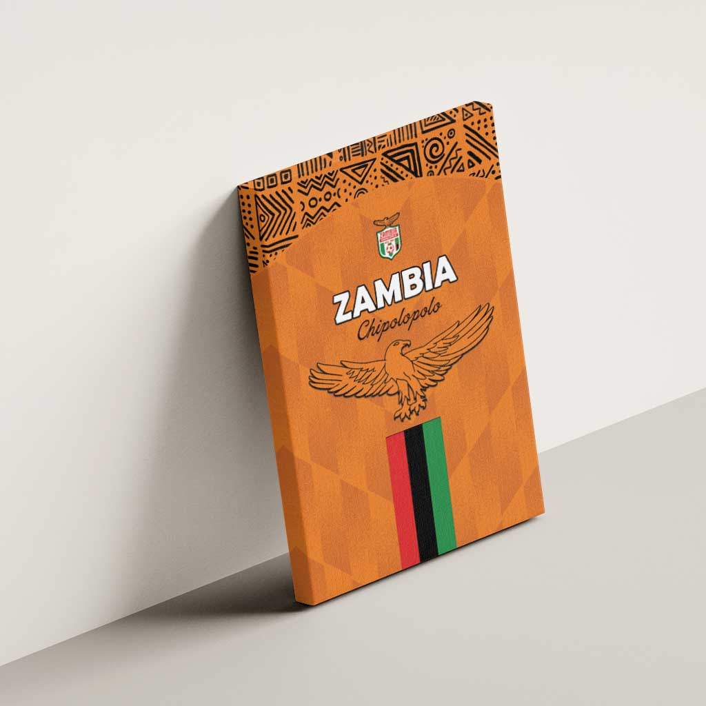 Zambia Football Canvas Wall Art Come On Chipolopolo - African Pride