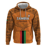 Custom Zambia Football Hoodie Come On Chipolopolo - African Pride