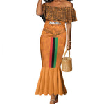 Custom Zambia Football Mermaid Dress Come On Chipolopolo - African Pride