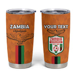 Custom Zambia Football Tumbler Cup Come On Chipolopolo - African Pride