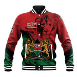 Jamhuri Ya Kenya Baseball Jacket African Lion - Coat Of Arms