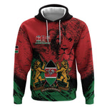 Jamhuri Ya Kenya Hoodie African Lion - Coat Of Arms