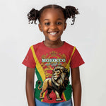 Personalised Morocco Kid T shirt Barbary Lion - Proclamation Day