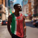 Custom Afro Morocco Football Men Tank Top With Islamic Pattern