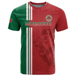 Custom Afro Morocco Football T shirt With Islamic Pattern