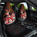 Ladies Sega Dance Car Seat Cover Paisley Mix African Pattern
