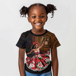 Ladies Sega Dance Kid T shirt Paisley Mix African Pattern