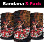 Ladies Sega Dance Neck Gaiter Paisley Mix African Pattern LT15