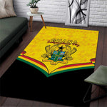 Afro Ghana Area Rug 68th Anniversary Independence