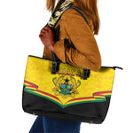 Afro Ghana Leather Tote Bag 68th Anniversary Independence
