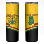 Personalised Afro Ghana Skinny Tumbler 68th Anniversary Independence