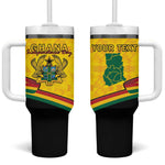 Personalised Afro Ghana Tumbler With Handle 68th Anniversary Independence