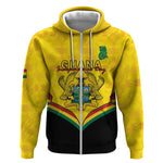 Personalised Afro Ghana Zip Hoodie 68th Anniversary Independence