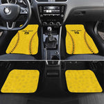 Custom Ghana Football Car Mats Mix Adinkra Pattern
