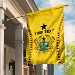 Custom Ghana Football Garden Flag Mix Adinkra Pattern