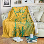 Custom Afro South Africa Soccer Blanket Go Champions