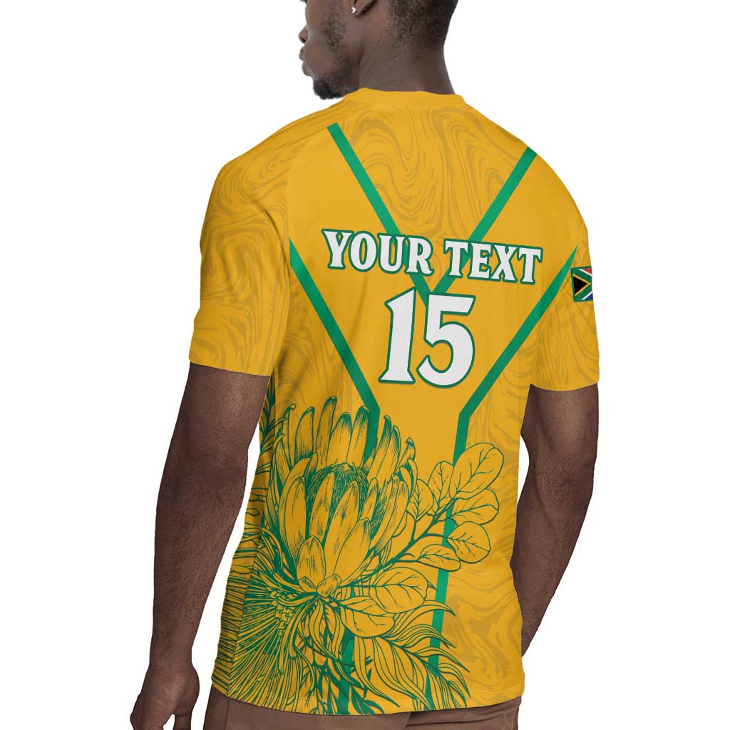 Custom Afro South Africa Soccer Rugby Jersey Go Champions