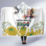 Afro South Africa Freedom Day Hooded Blanket Nelson Mandela