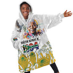 Afro South Africa Freedom Day Kid Wearable Blanket Hoodie Nelson Mandela