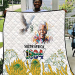 Afro South Africa Freedom Day Quilt Nelson Mandela