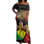 Personalised Proud Mali Martyrs Day In Memory Off Shoulder Maxi Dress