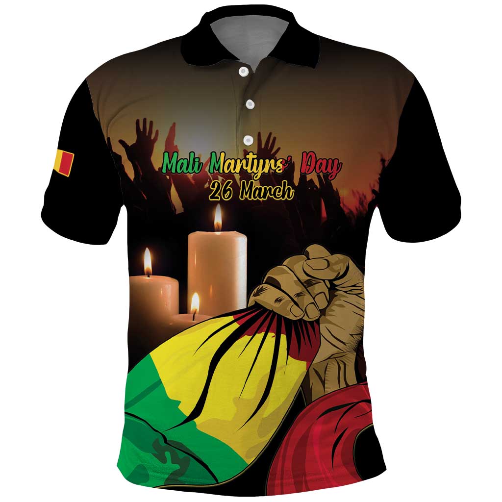 Personalised Proud Mali Martyrs Day In Memory Polo Shirt