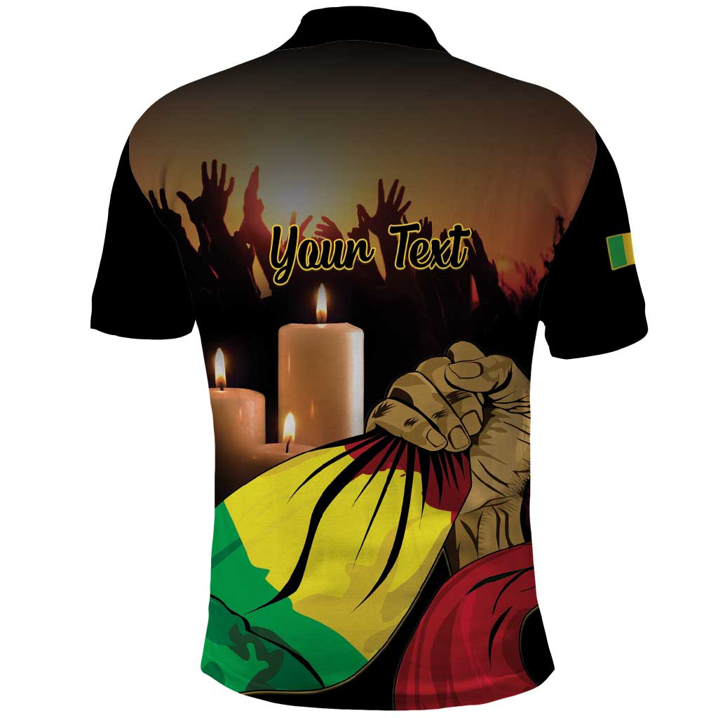 Personalised Proud Mali Martyrs Day In Memory Polo Shirt