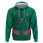 Custom Cameroun Football Hoodie Allez les Lions