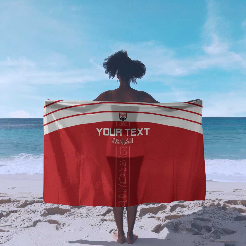 Egyptian Football Custom Sarong Yalla Masr - Red Ver