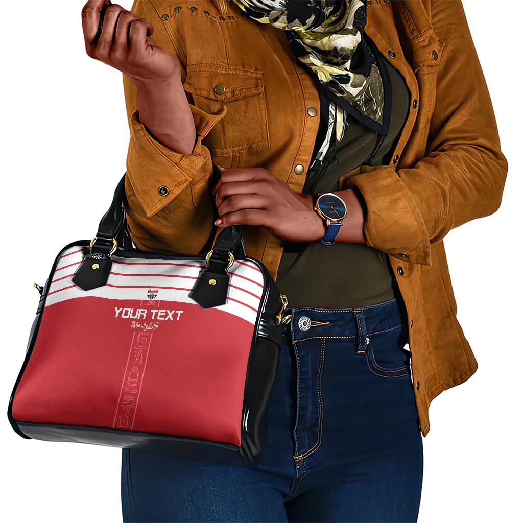 Egyptian Football Custom Shoulder Handbag Yalla Masr - Red Ver