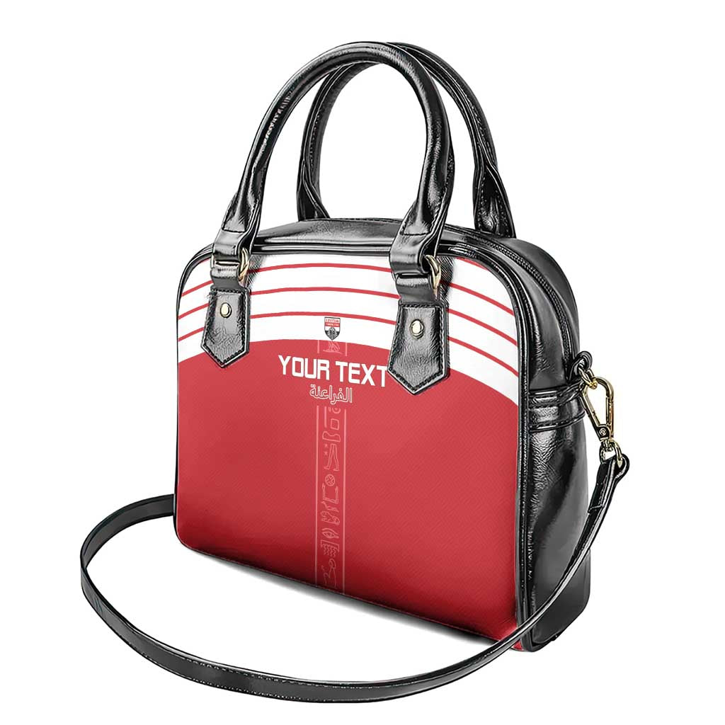 Egyptian Football Custom Shoulder Handbag Yalla Masr - Red Ver