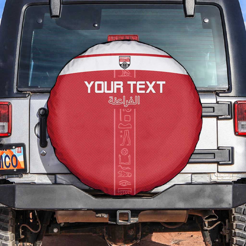 Egyptian Football Custom Spare Tire Cover Yalla Masr - Red Ver