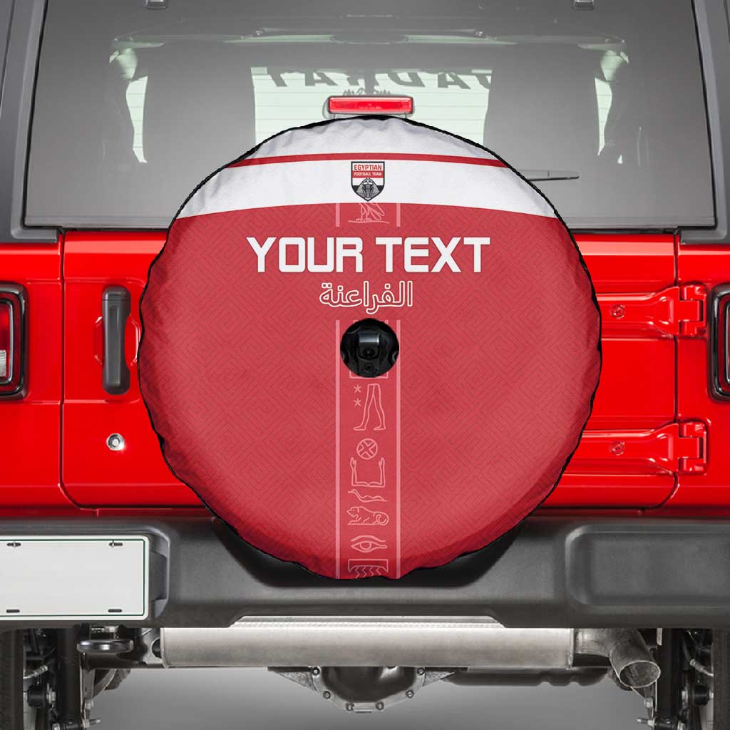 Egyptian Football Custom Spare Tire Cover Yalla Masr - Red Ver