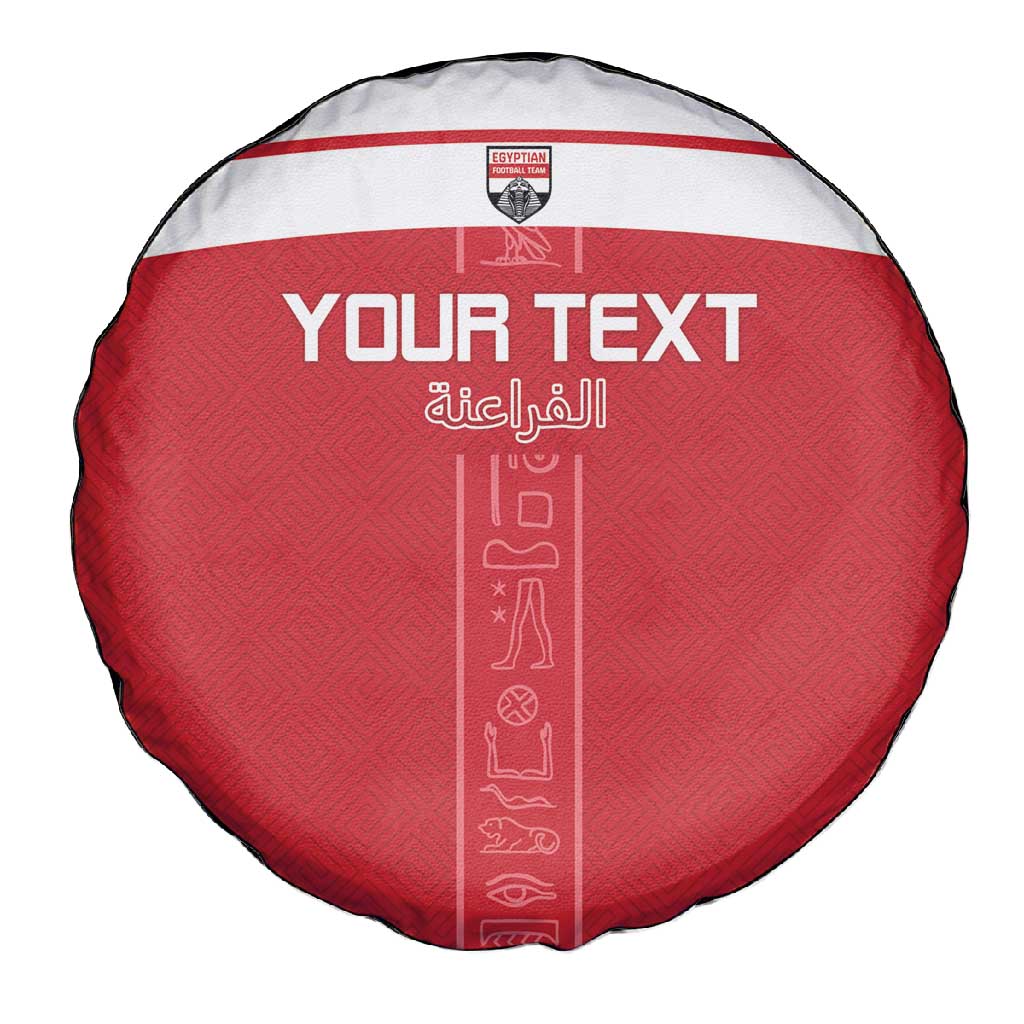 Egyptian Football Custom Spare Tire Cover Yalla Masr - Red Ver
