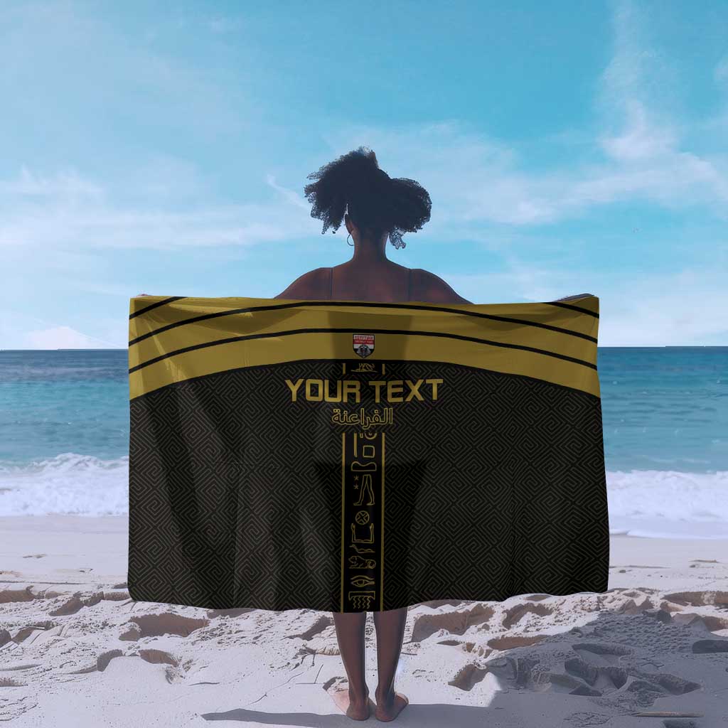 Egyptian Football Custom Sarong Yalla Masr - Black Ver