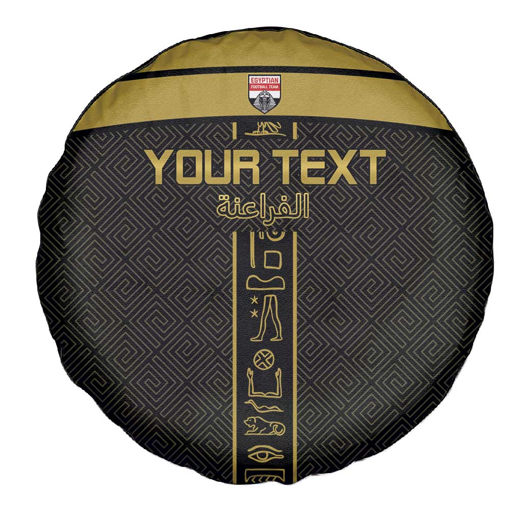 Egyptian Football Custom Spare Tire Cover Yalla Masr - Black Ver