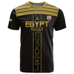 Egyptian Football Custom T shirt Yalla Masr - Black Ver