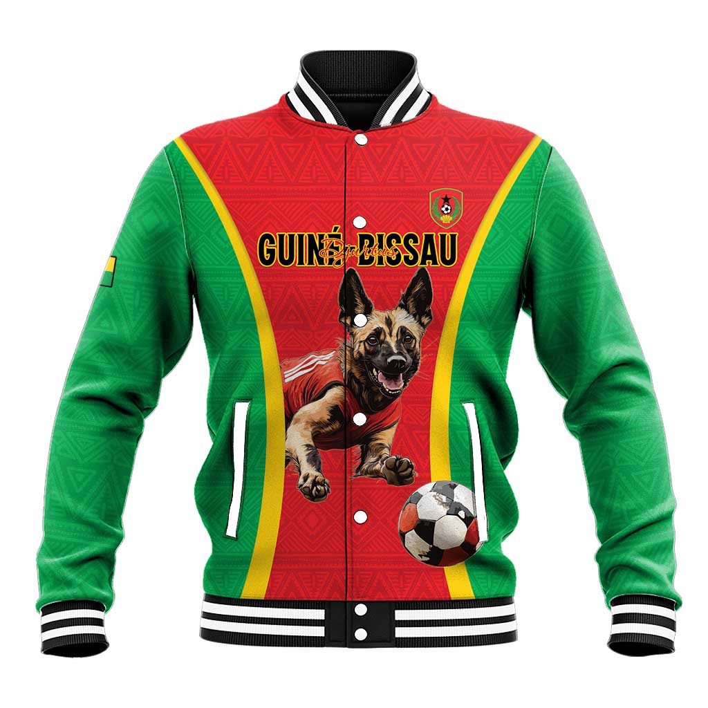 Custom Guinea-Bissau Football Baseball Jacket Go Djurtus Go