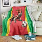 Custom Guinea-Bissau Football Blanket Go Djurtus Go