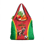Custom Guinea-Bissau Football Grocery Bag Go Djurtus Go
