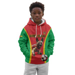 Custom Guinea-Bissau Football Kid Hoodie Go Djurtus Go