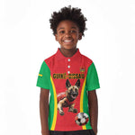 Custom Guinea-Bissau Football Kid Polo Shirt Go Djurtus Go