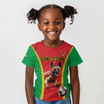 Custom Guinea-Bissau Football Kid T shirt Go Djurtus Go