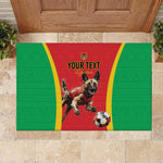 Custom Guinea-Bissau Football Rubber Doormat Go Djurtus Go